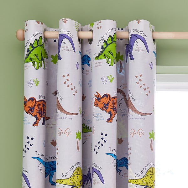 Tenda per bambini 2 pz 168x183 cm Prehistoric Dinosaurs – Catherine Lansfield-image-2