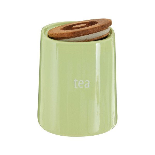 Barattolo per tè verde con coperchio in bambù Fletcher, 800 ml - Premier Housewares-image-1