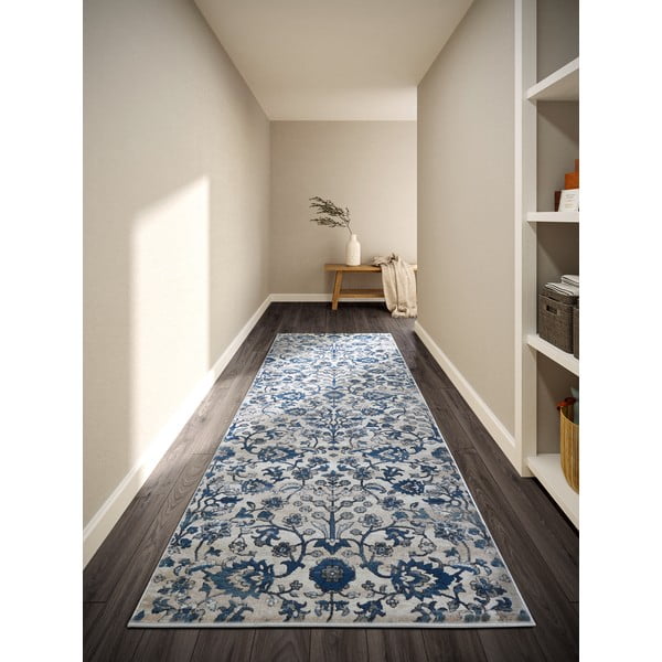 Runner blu e crema 80x240 cm Ernest - Villeroy&Boch-image-1