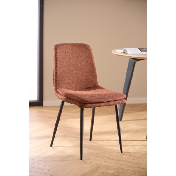 Sedia da pranzo color terracotta Becca – Actona-image-1