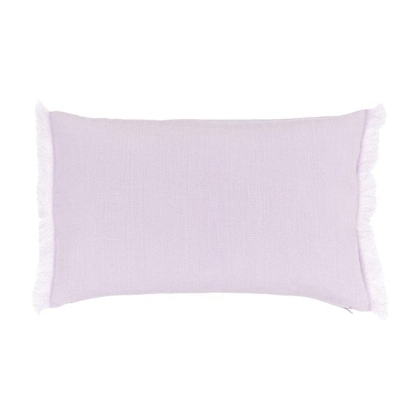 Federa decorativa in lino viola, 30 x 50 cm Luana - Westwing Collection