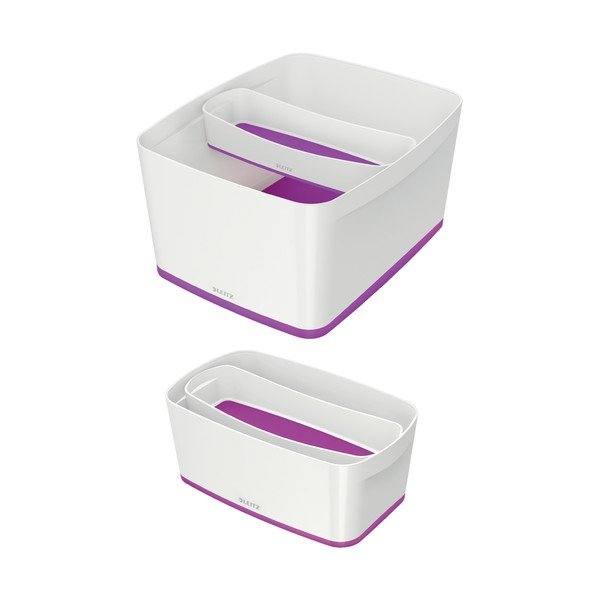 Organizzatore da tavolo bianco e viola, lunghezza 31 cm MyBox - Leitz-image-3