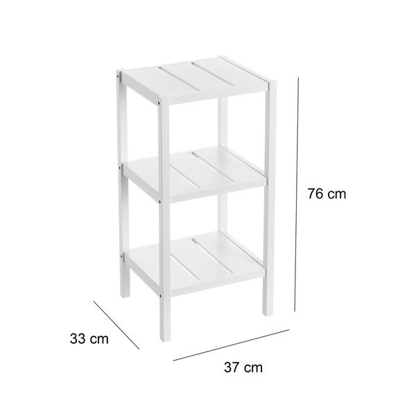 Scaffale bianco 37x76 cm - Casa Selección-image-3