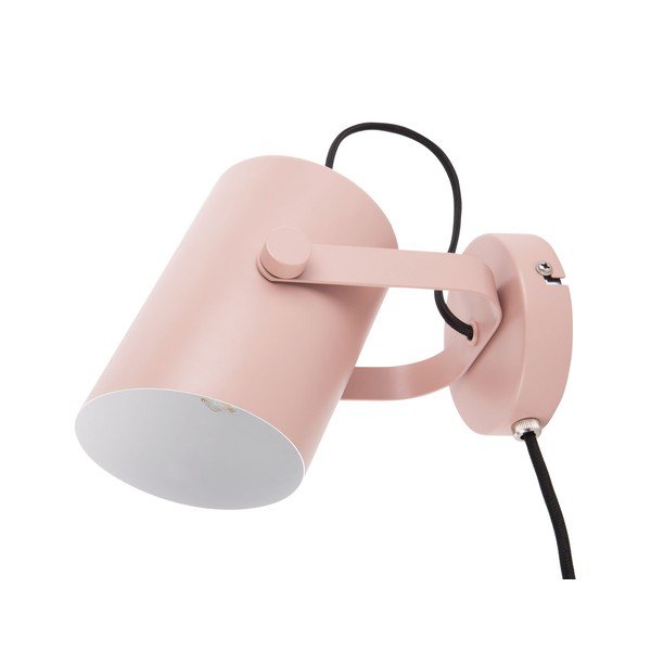 Lampada da parete rosa Snazzy - Leitmotiv