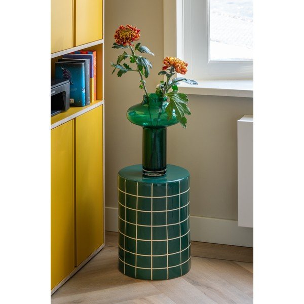 Tavolino rotondo in ceramica ø 33 cm Retro Tiles – Leitmotiv-image-2