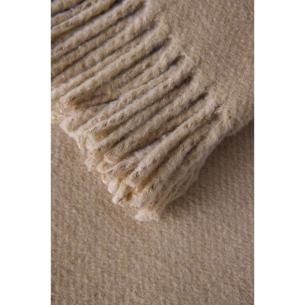 Plaid marrone con basi di cotone, 140 x 180 cm Plain - Euromant-image-2