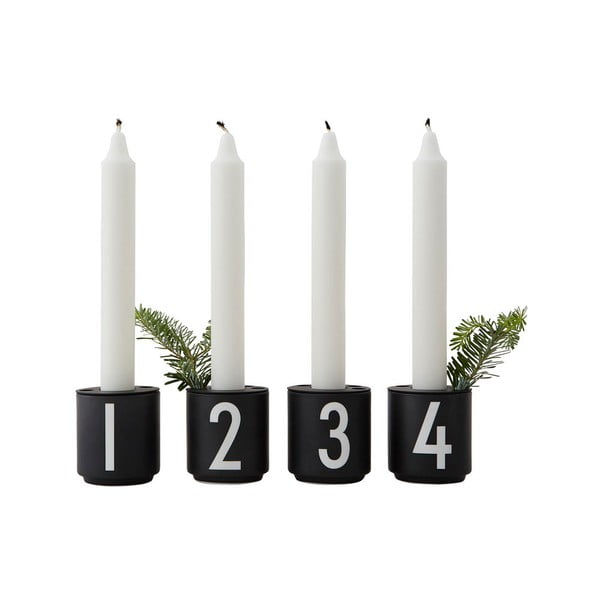 Candelieri in porcellana in set da 4 pezzi Mini - Design Letters-image-4