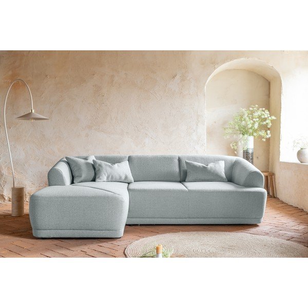 Divano angolare grigio chiaro - Miuform-image-1