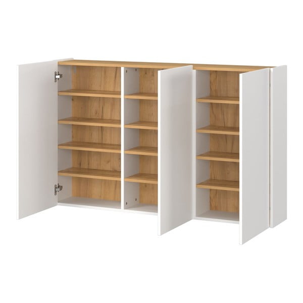 Set da ingresso bianco e color legno naturale effetto rovere Libbiano - Germania-image-2