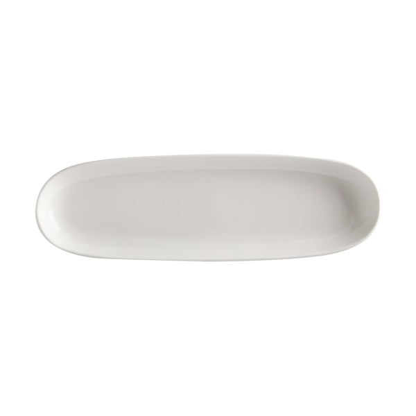 Piatto da portata in porcellana bianca Basic, 40 x 12,5 cm - Maxwell & Williams