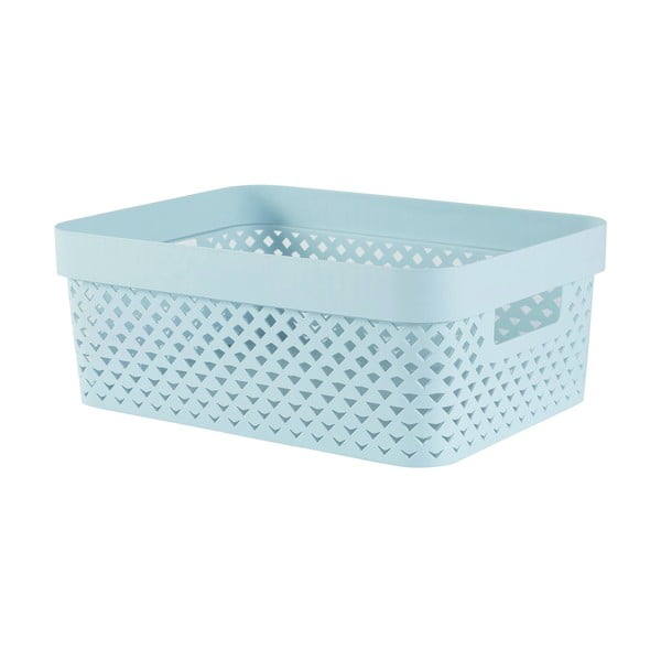 Scatola azzurra in plastica 36x27x14 cm Pure – Curver