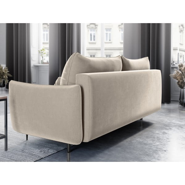 Divano letto beige con contenitore Vermont - Cosmopolitan Design-image-2