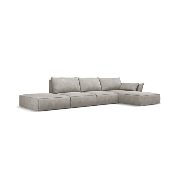 Divano angolare grigio chiaro (angolo destro) Vanda - Mazzini Sofas-image-2