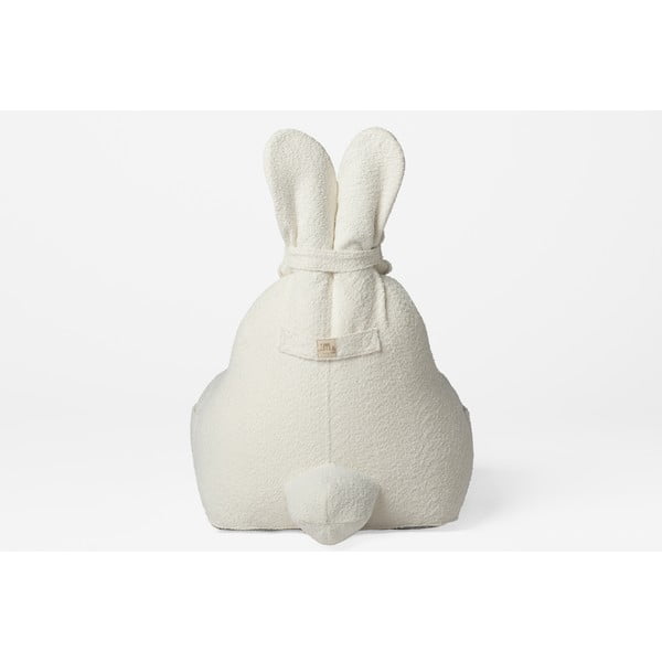 Pouf a sacco per bambini color crema Funny Bunny – The Brooklyn Kids-image-4