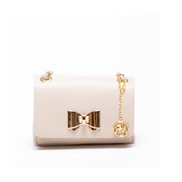 Kožená kabelka Roberta M. 2050 Beige