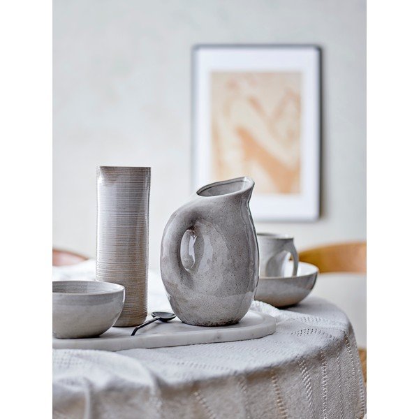 Tazza grigia in gres 550 ml Taupe – Bloomingville-image-2