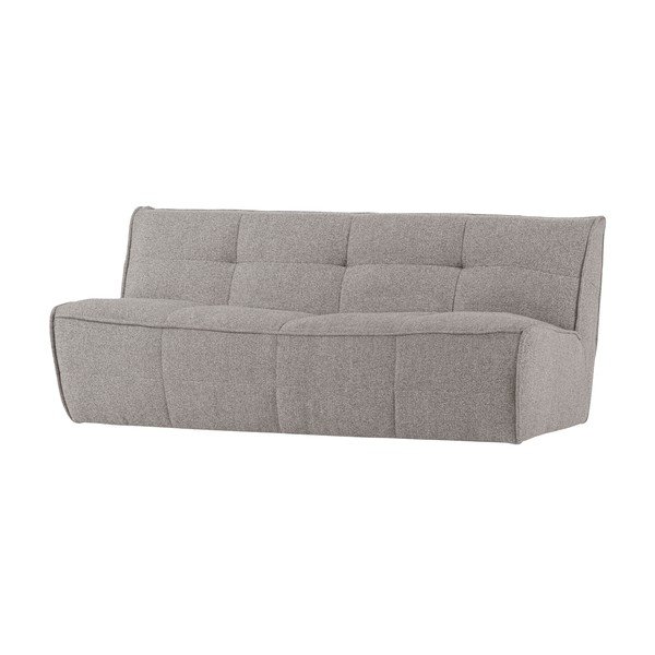 Divano grigio chiaro con rivestimento in bouclé 204 cm Cluster – vtwonen-image-2