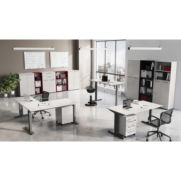 Scrivania regolabile elettricamente 80x160 cm Agenda - Germania-image-1