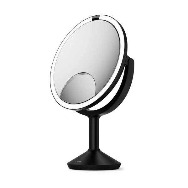 Specchio per make-up con illuminazione/con ingrandimento (con ingrandimento 5x/con ingrandimento 10x) ø 25 cm Trio Max – simplehuman