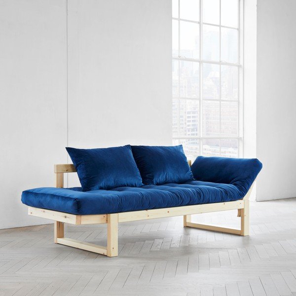 Variabilní pohovka Karup Edge Natural/Velvet Navy-image-2
