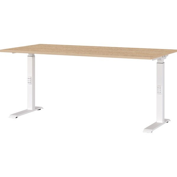 Scrivania regolabile con piano effetto rovere 80x160 cm Downey – Germania