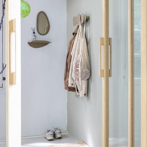 Attaccapanni da parete beige in metallo 35 cm Tumulo – Spinder Design-image-3