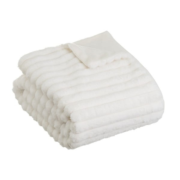 Coperta bianca in micropile 130x160 cm Fur Velvet – Casa Selección