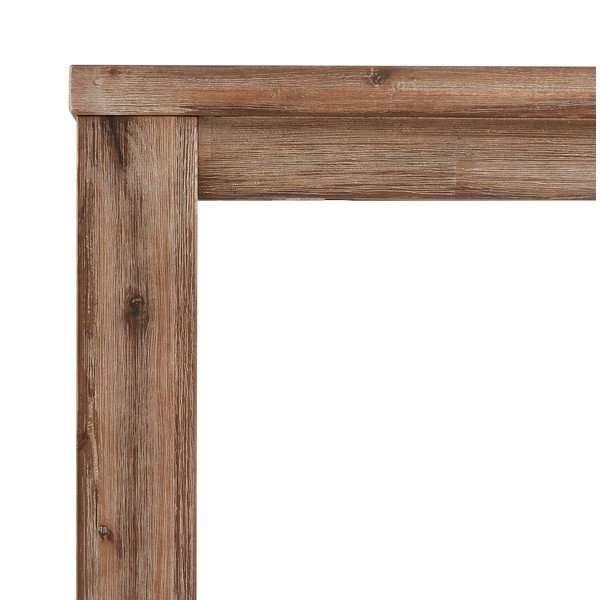 Tavolo da pranzo pieghevole in legno massiccio di acacia di colore naturale 100x200 cm Alaska - Furnhouse-image-3