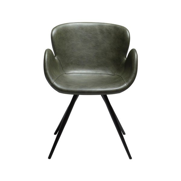 Sedia in similpelle verde Gaia - DAN-FORM Denmark-image-4