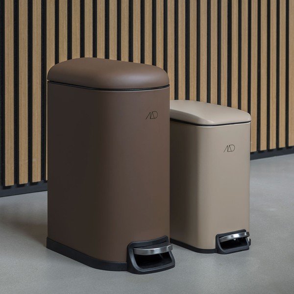 Cestino in metallo a pedale beige 5 l Wendy - Mette Ditmer Denmark-image-2