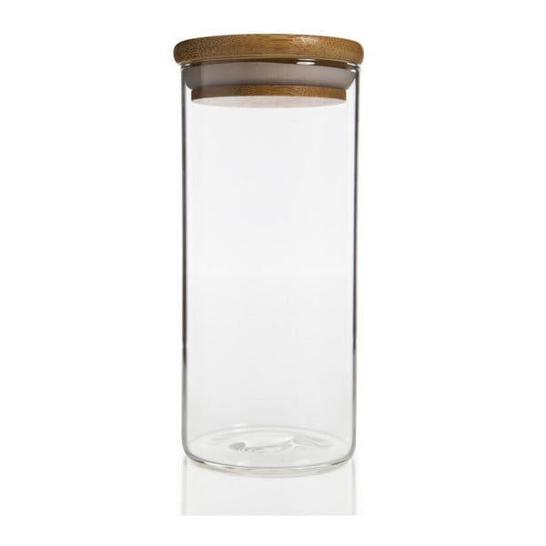 Vaso di vetro con coperchio , 450 ml Bolla - Bambum