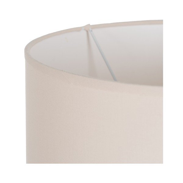 Lampada da tavolo color crema con paralume in tessuto (altezza 67 cm) - Ixia-image-1