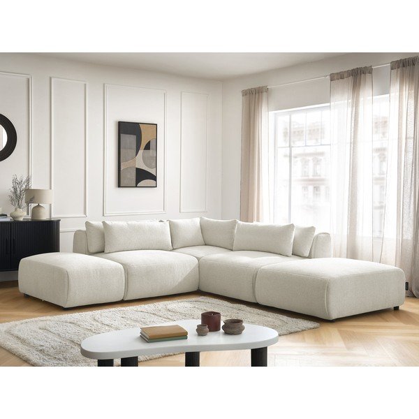 Divano angolare componibile bianco reclinabile Jana – Bobochic Paris-image-3