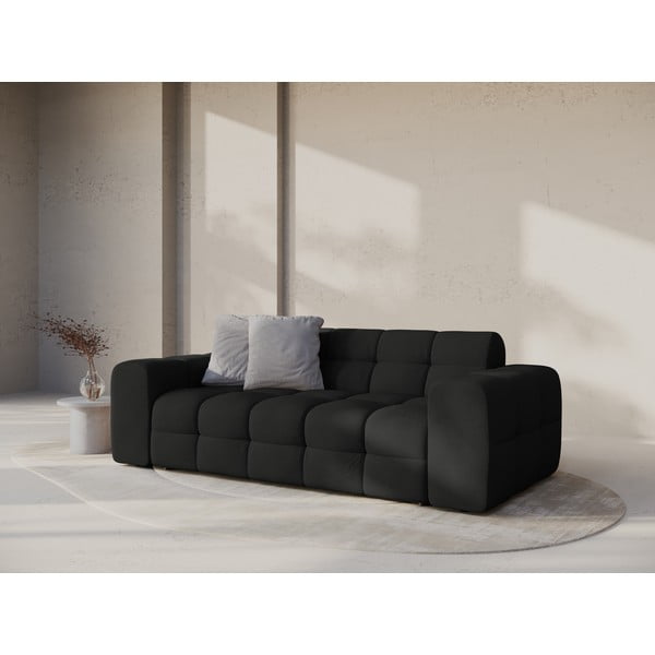 Divano nero 222 cm Kendal – Micadoni -image-1