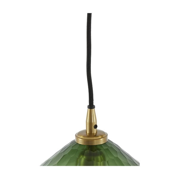 Lampada da soffitto verde con paralume in vetro ø 17 cm Danita - Light & Living-image-2