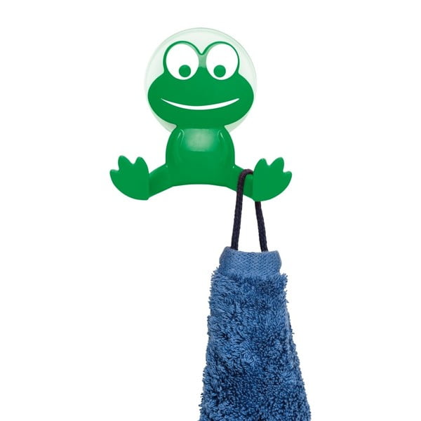 Gancio da parete verde Frog - Wenko-image-3