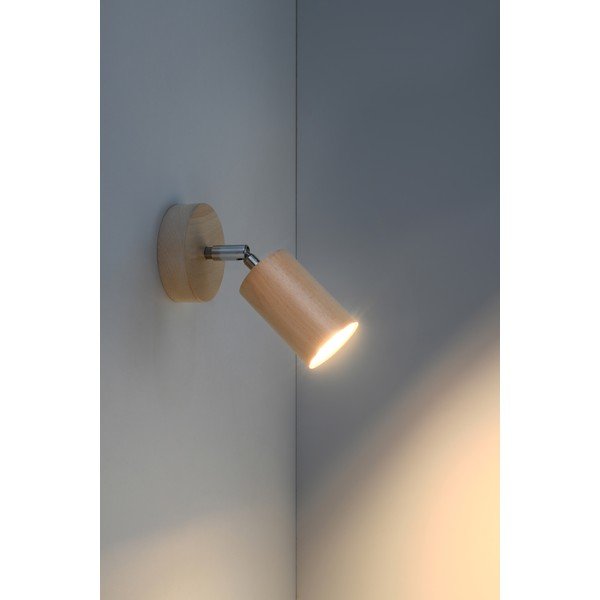 Lampada da parete in legno Ludwik - Sollux-image-1