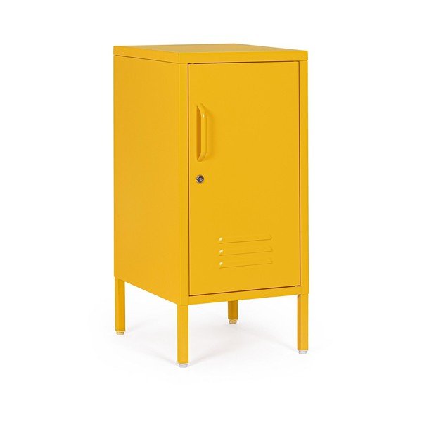 Armadietto giallo in metallo con chiusura a chiave 35x76x40 cm Cambridge – Yes Everyday-image-2