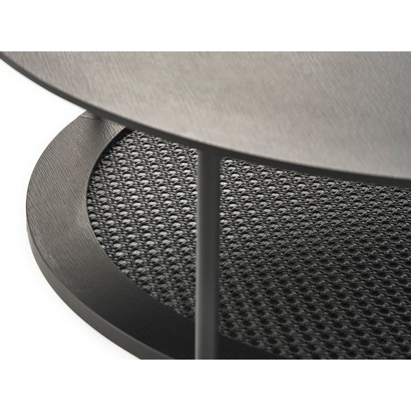 Tavolino da salotto rotondo nero ø 80 cm Pensacola – Unique Furniture-image-2