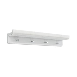 Appendiabiti da parete in legno di abete bianco con ripiano Trays - Tomasucci
