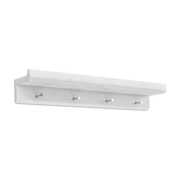 Appendiabiti da parete in legno di abete bianco con ripiano Trays - Tomasucci