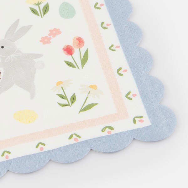 Set di tovaglioli di carta 16 pz Easter Bunny - Meri Meri-image-1
