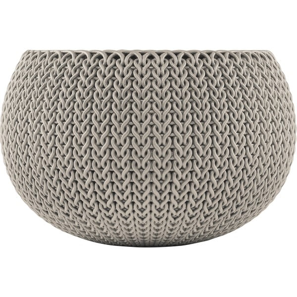 Vaso per fiori in plastica da appendere/parete ø 28 cm Cozy Dune – Keter-image-1