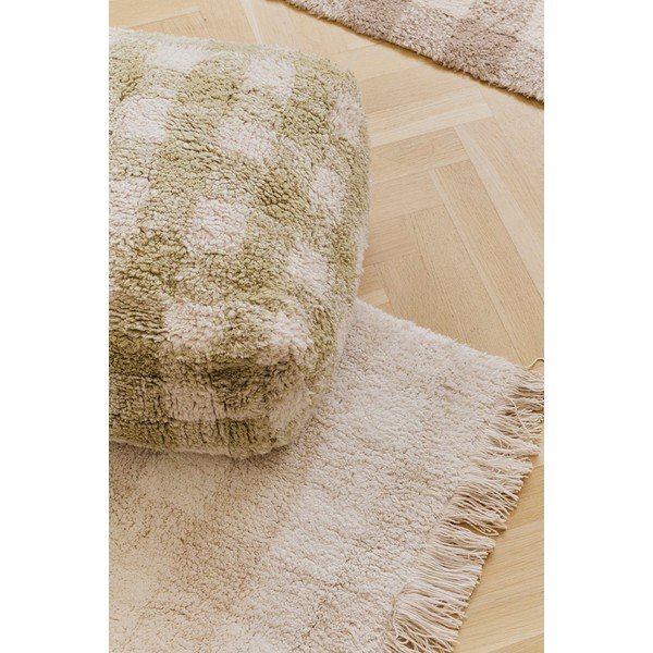 Pouf a sacco per bambini verde Vichy – Lorena Canals-image-3