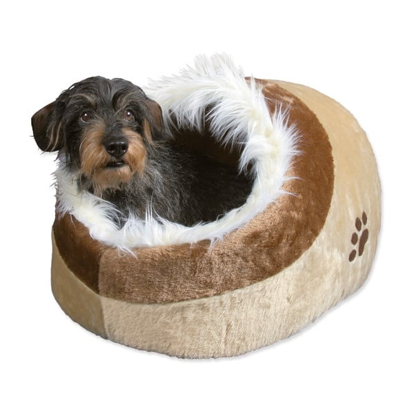 Cucù beige in felpa per gatto 35x26 cm Trixie Minou – Plaček Pet Products-image-2