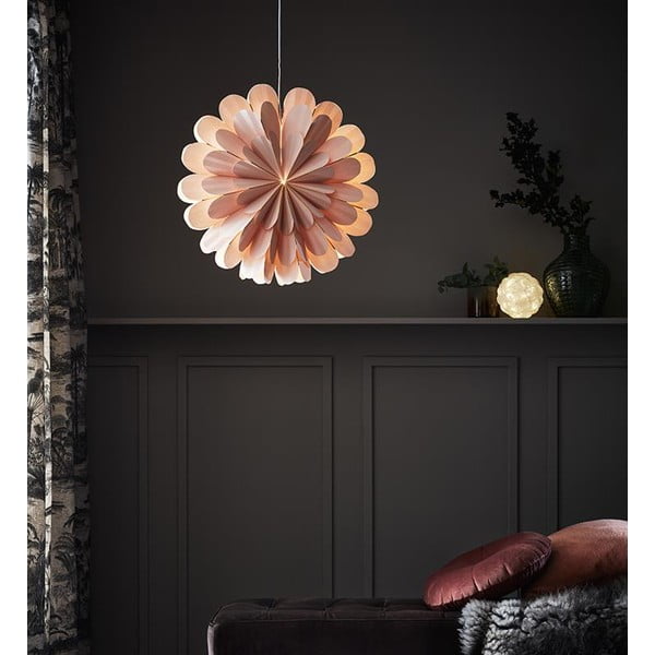 Decorazione luminosa natalizia rosa da appendere Marigold - Markslöjd-image-2