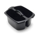 Cestello a doppio secchio nero Essentials - Addis