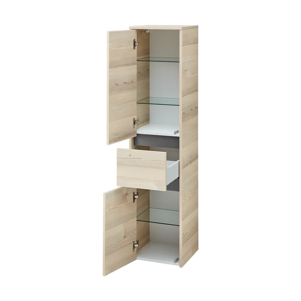 Mobile per bagno di colore naturale con effetto pino 146x35 cm Quickset 393 – Pelipal-image-2