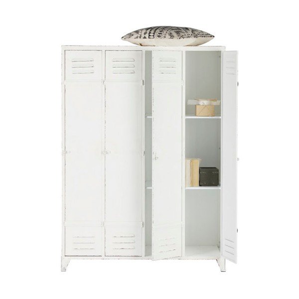Bílá kovová skříň BePureHome Discover-image-3