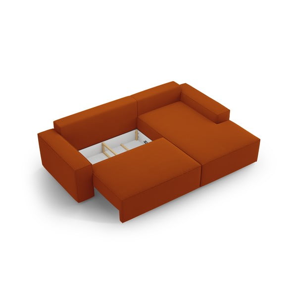 Divano letto color mattone (angolo destro) Jodie - Micadoni Home-image-4